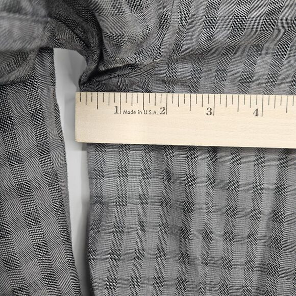 Roundtree & Yorke Shirt Mens Large Gray Gold Label Business Non Iron Button Down - Picture 7 of 10